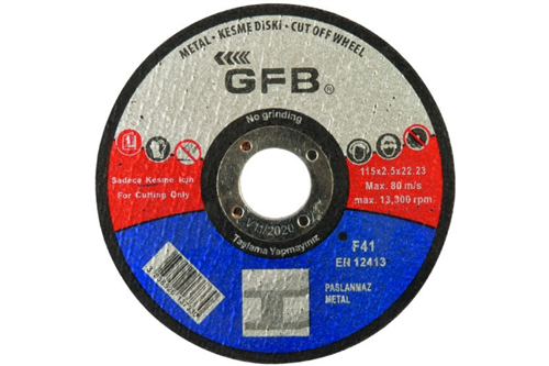 GFB KESME TAŞI 230x3.0. (1 KUTU=25 ADET)
